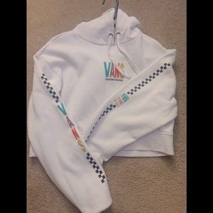 Cropped vans hoodie
